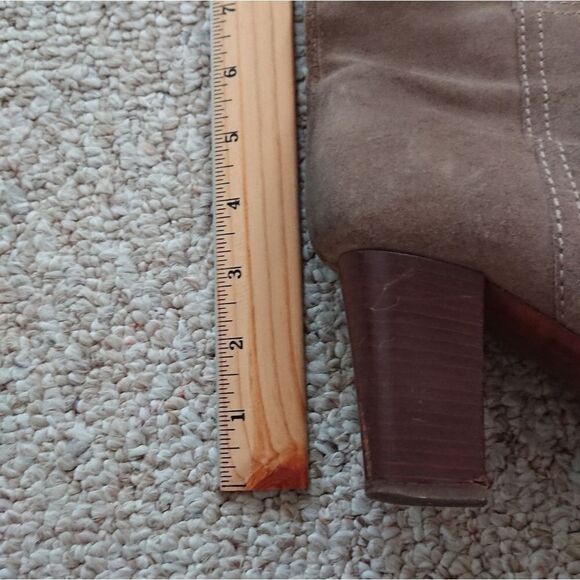 Jil Sander light brown Suede Knee high boots size 36.5 - Picture 7 of 11